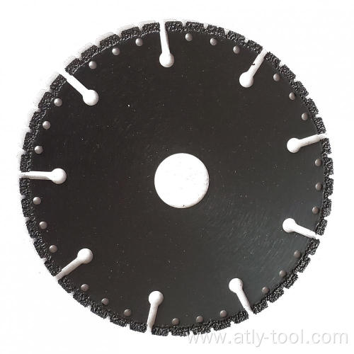 Diamond saw blade for cutting cast iron metal